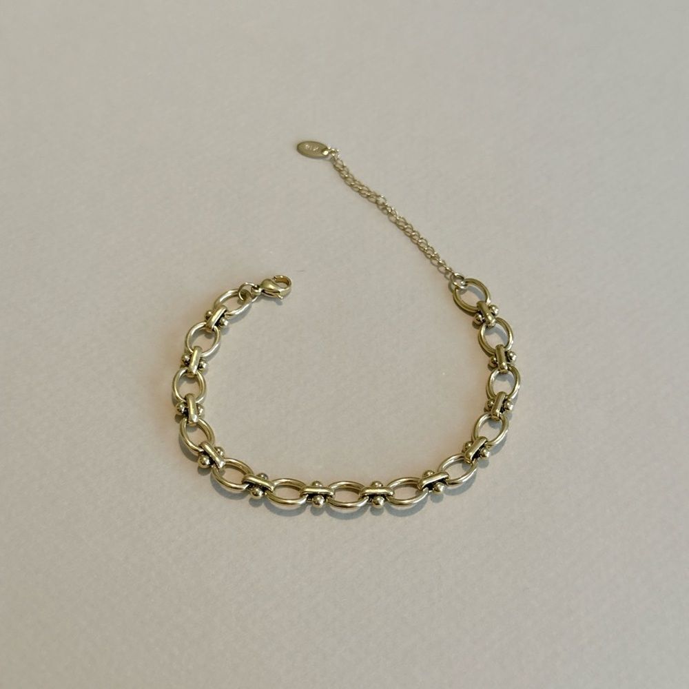 Minimalist link chain bracelet #1370 - Picture 3 of 5